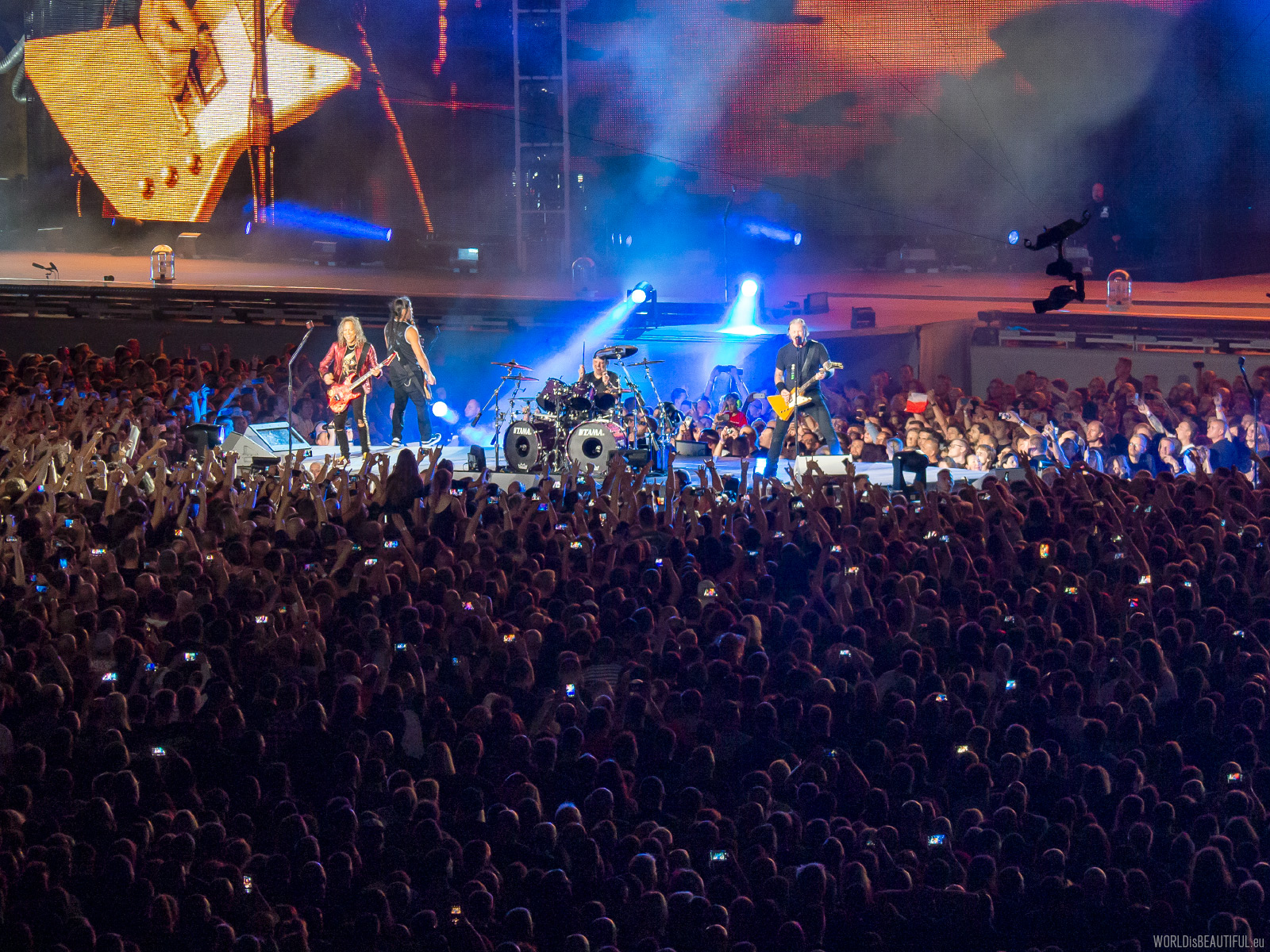 Metallica - zespół na scenie