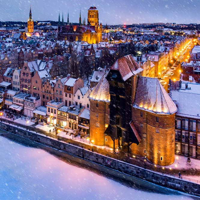 Winter in Gdańsk