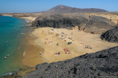 Piękne plaże na Lanzarote