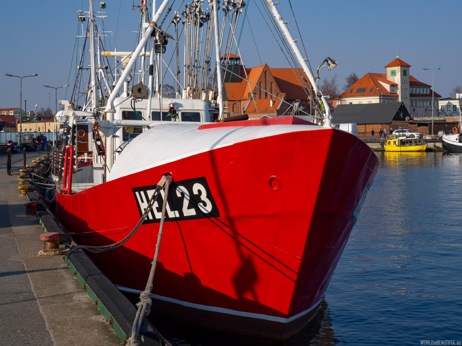 Port rybacki w Helu