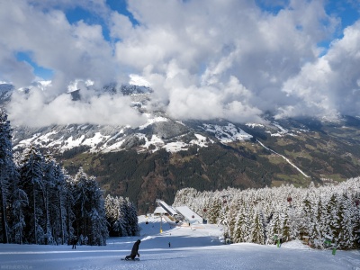 Stacja narciarska w Austrii