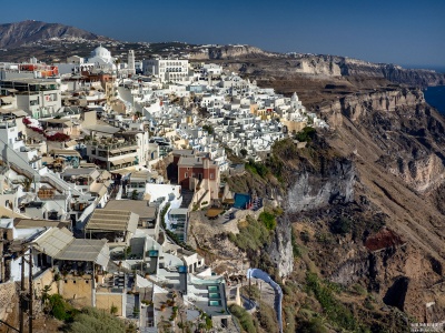 Fira - panorama miasta