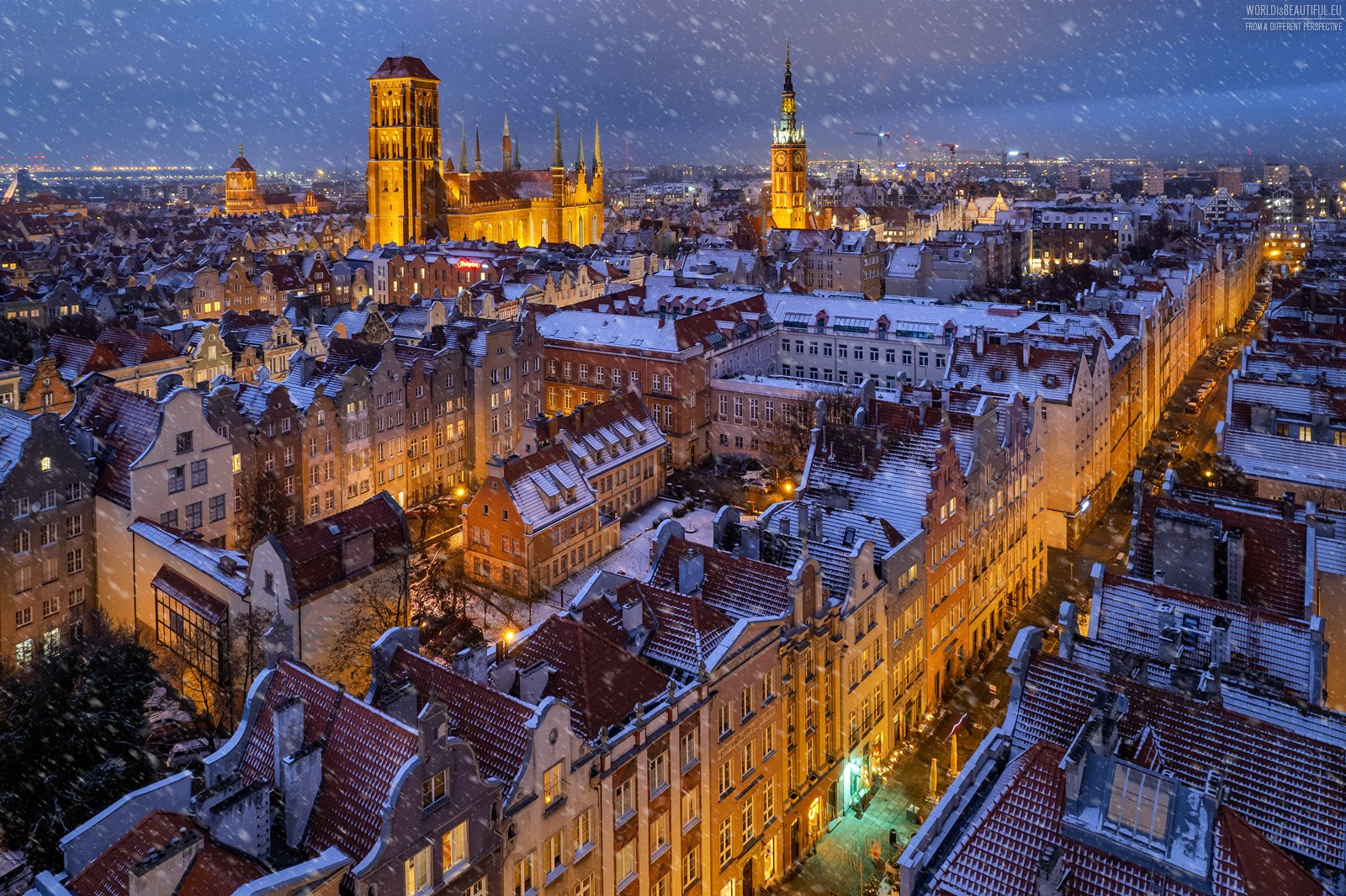 Śnieg w Gdańsku