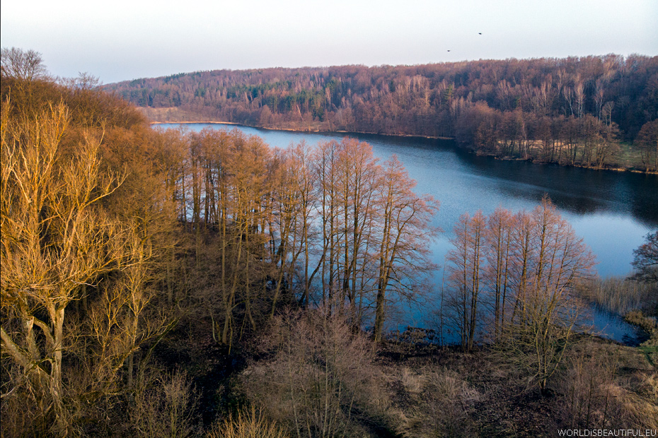 Mierzeszyn - widok na jezioro