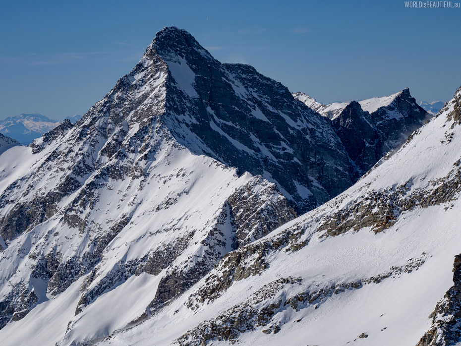 Alps in Austria in the winter