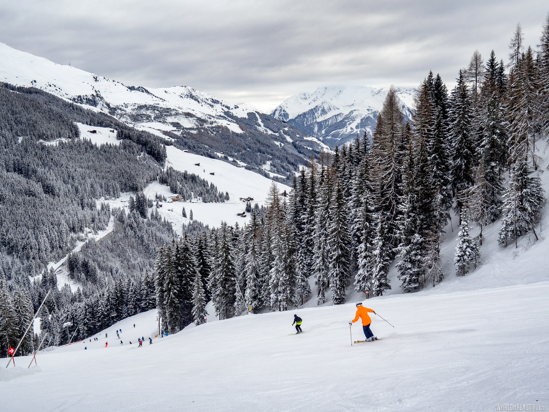 Ski slopes in Austria