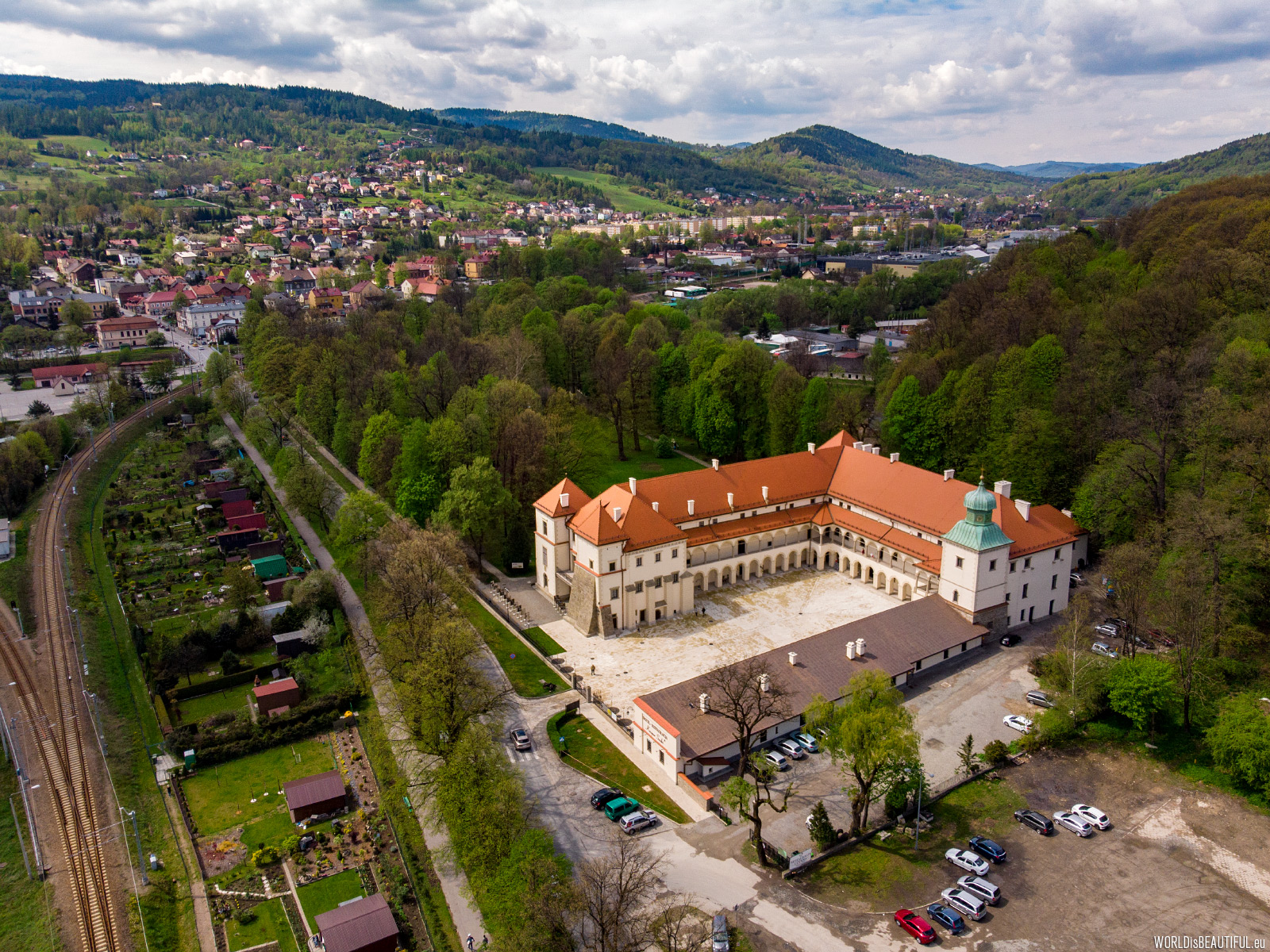 Castle and Sucha Beskidzka