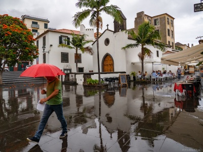 Deszcz w Funchal