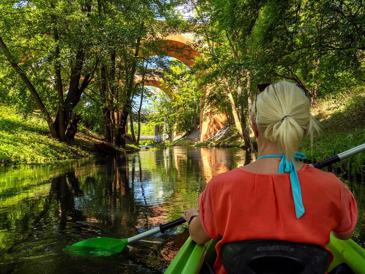 Canoeing the Lyna River