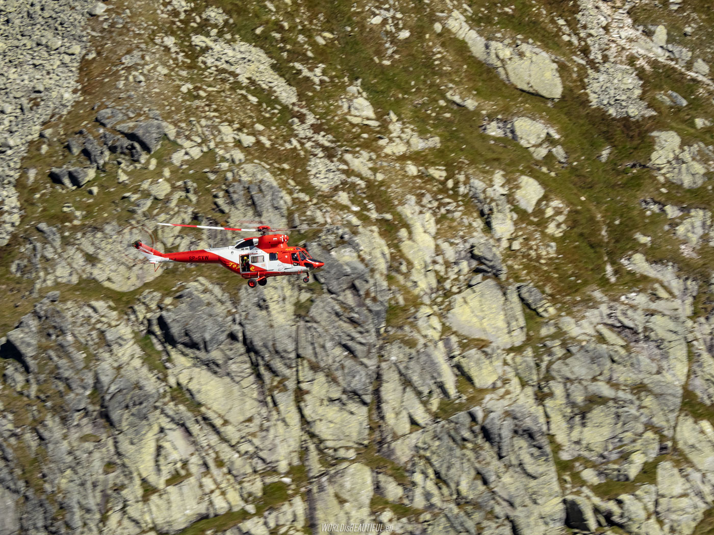 An accident on Orla Perć and a TOPR helicopter