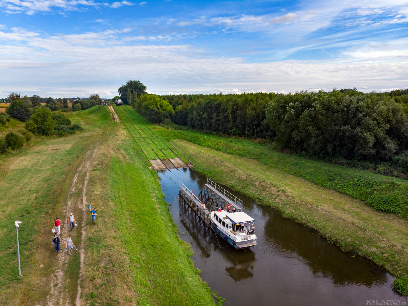 Houseboat on the Elbląg Canal