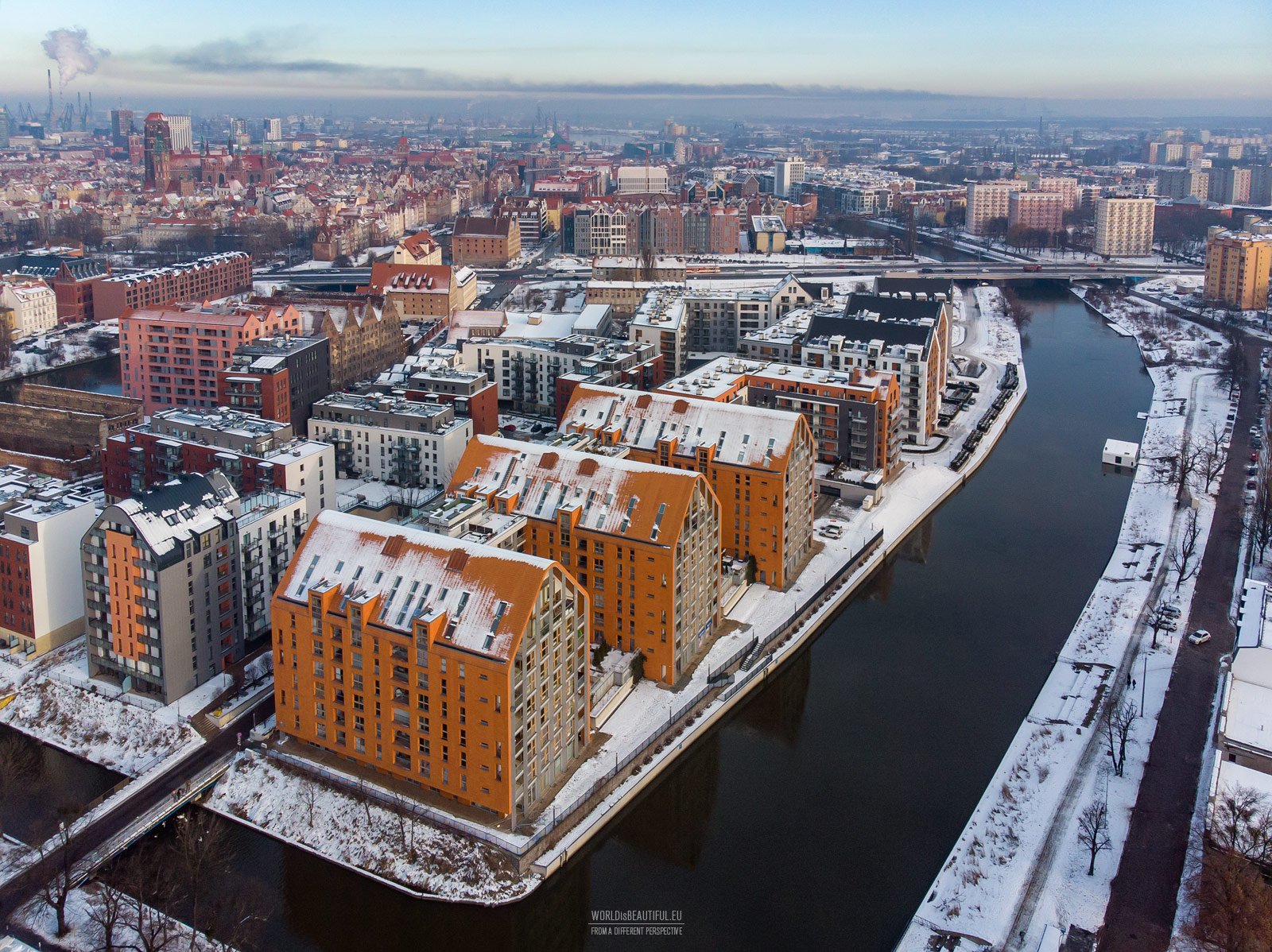 Apartment buildings and hotels in Gdańsk
