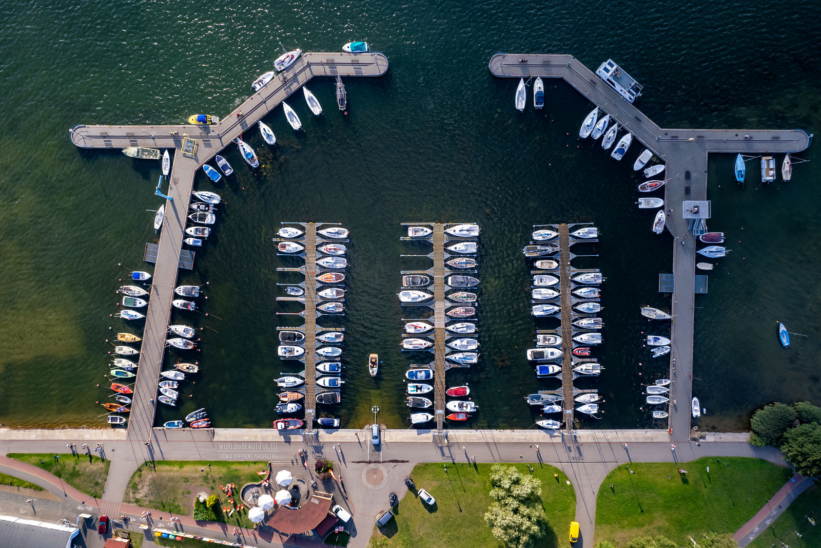 Sailing harbor in Charzykowy