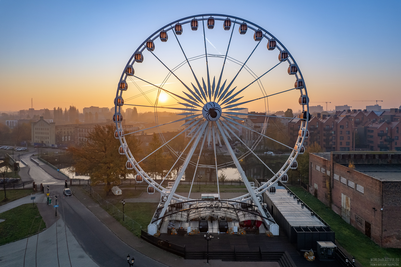 Panoramic Wheel in Gdansk