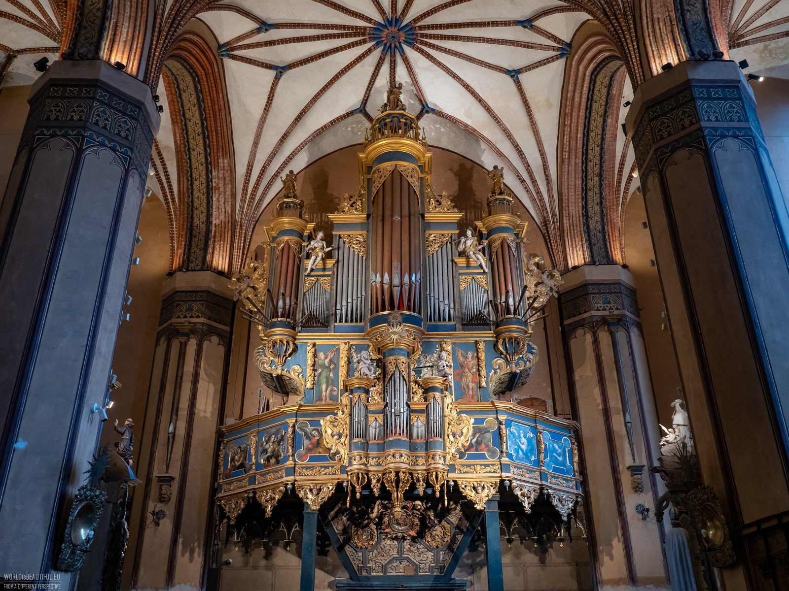The organs of the Frombork cathedral