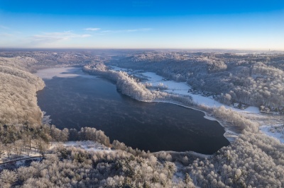 Kaszubskie jeziora zimą