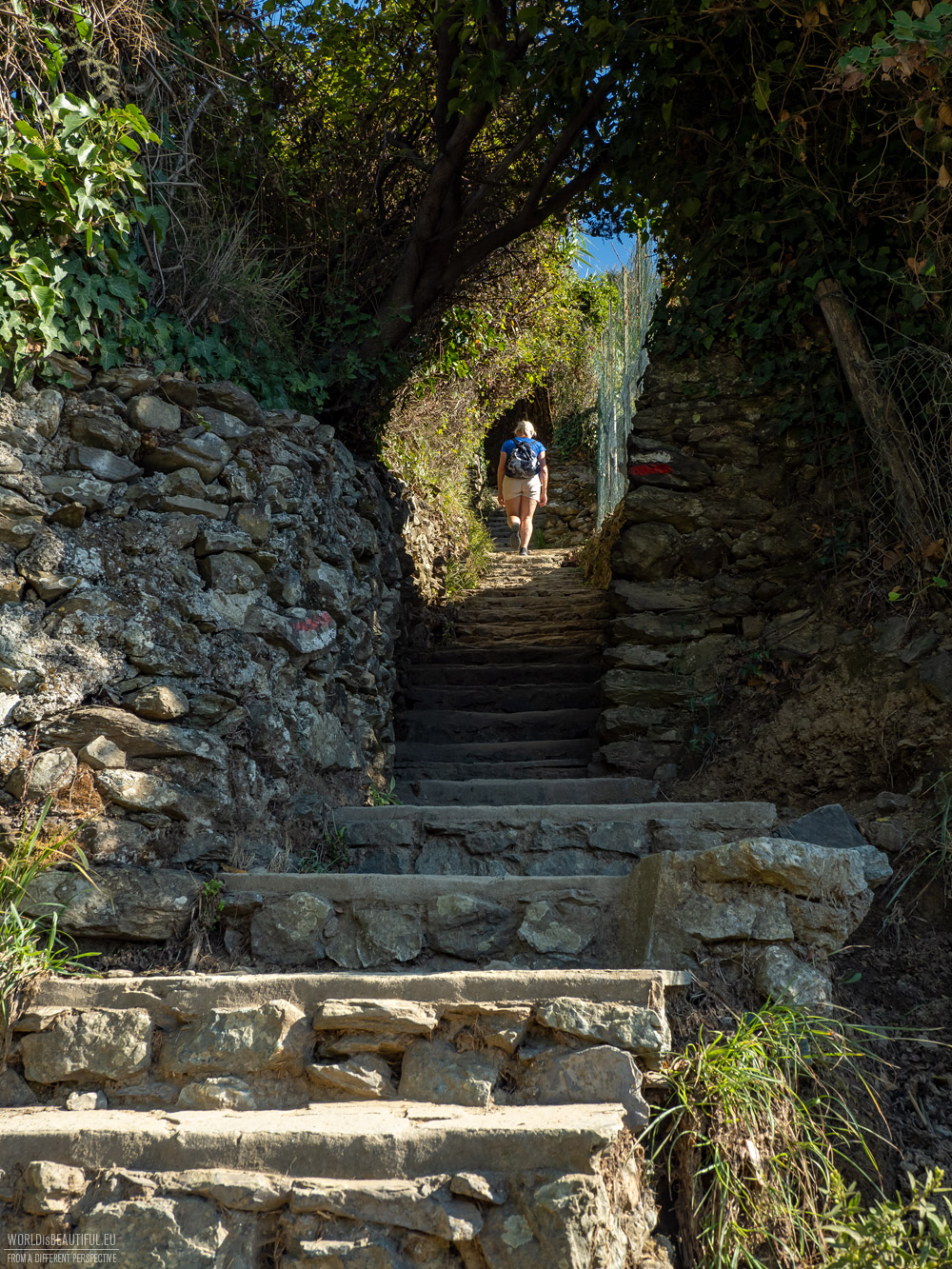 Szlak z Monterosso do Vernazzy