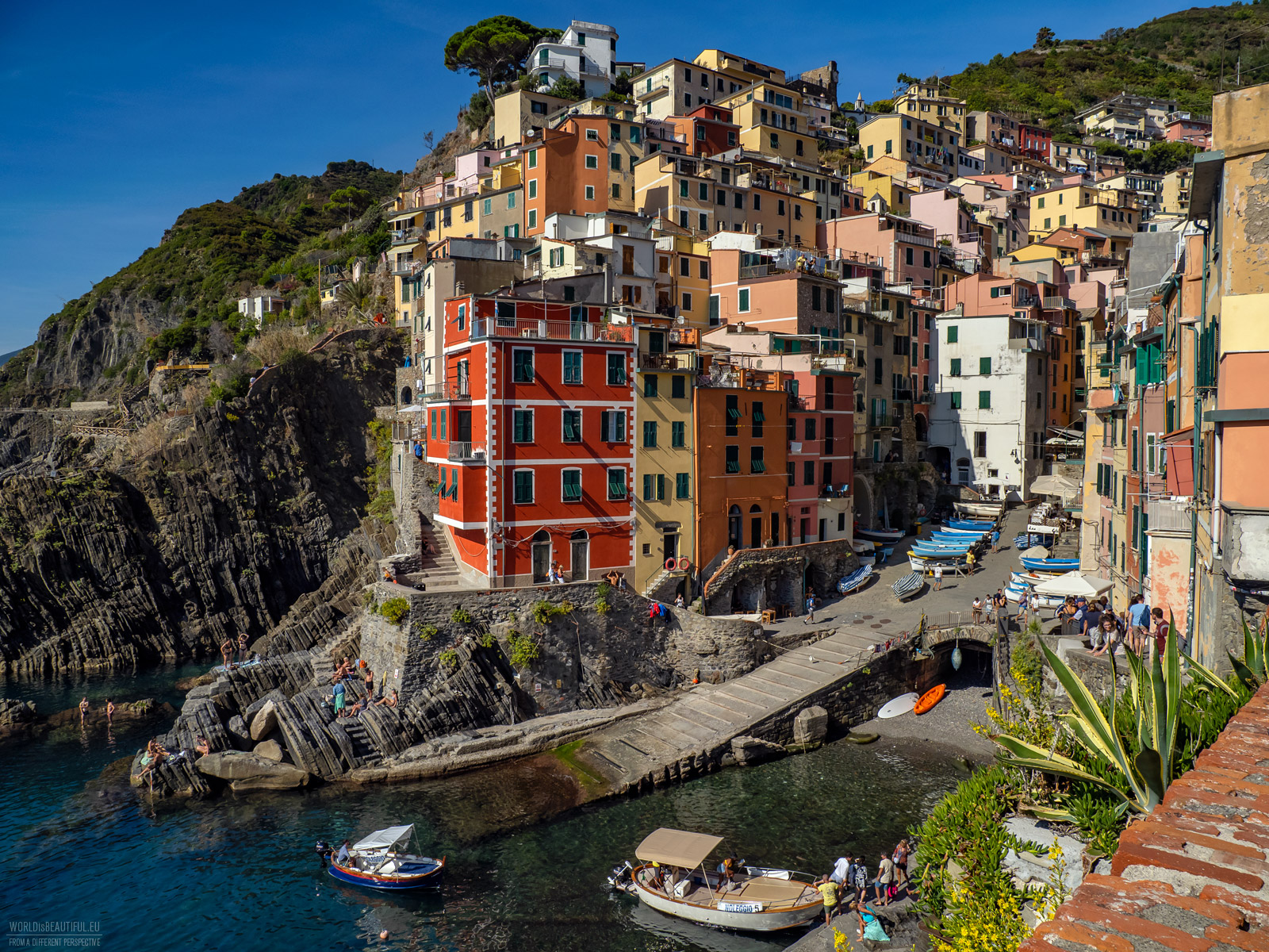 The most beautiful village in the Cinque Terre Riomaggiore