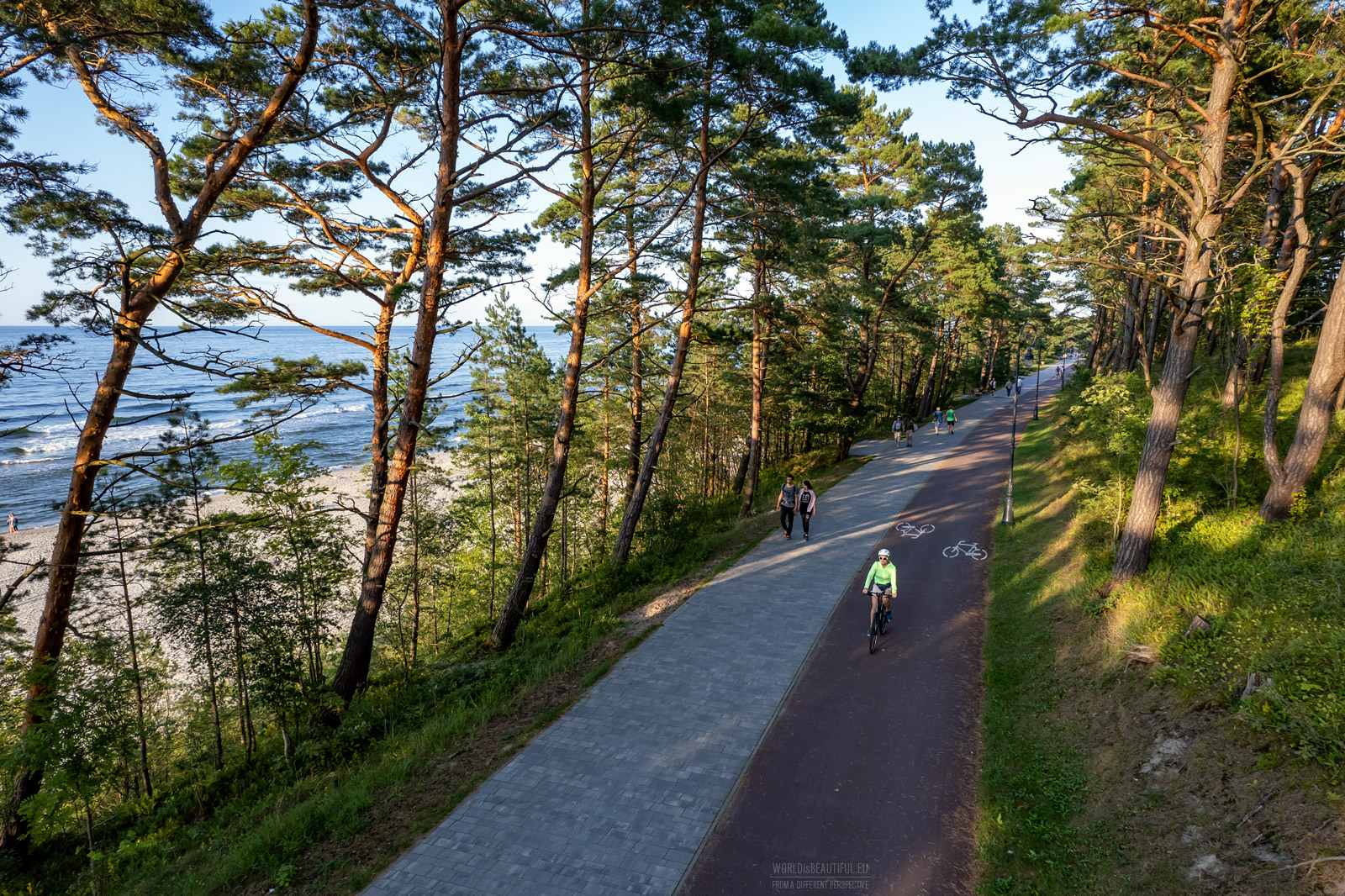 Bicycle routes in Krynica Morska