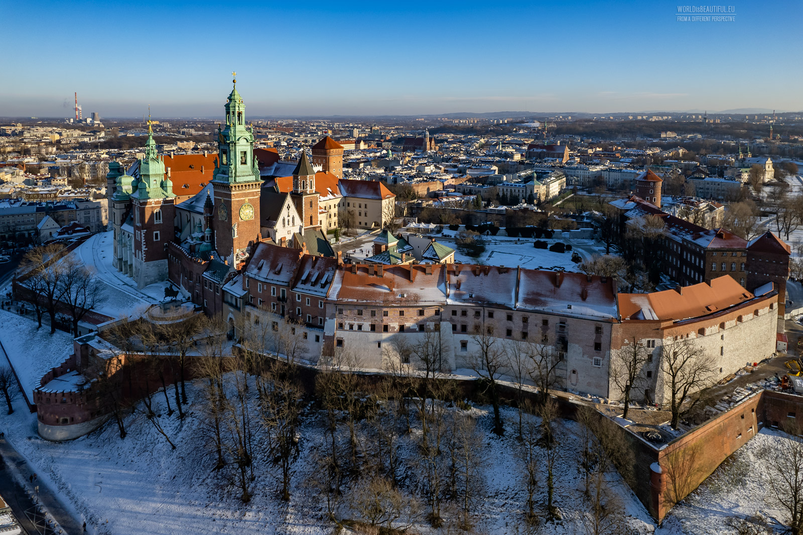 Wawel Hill from above