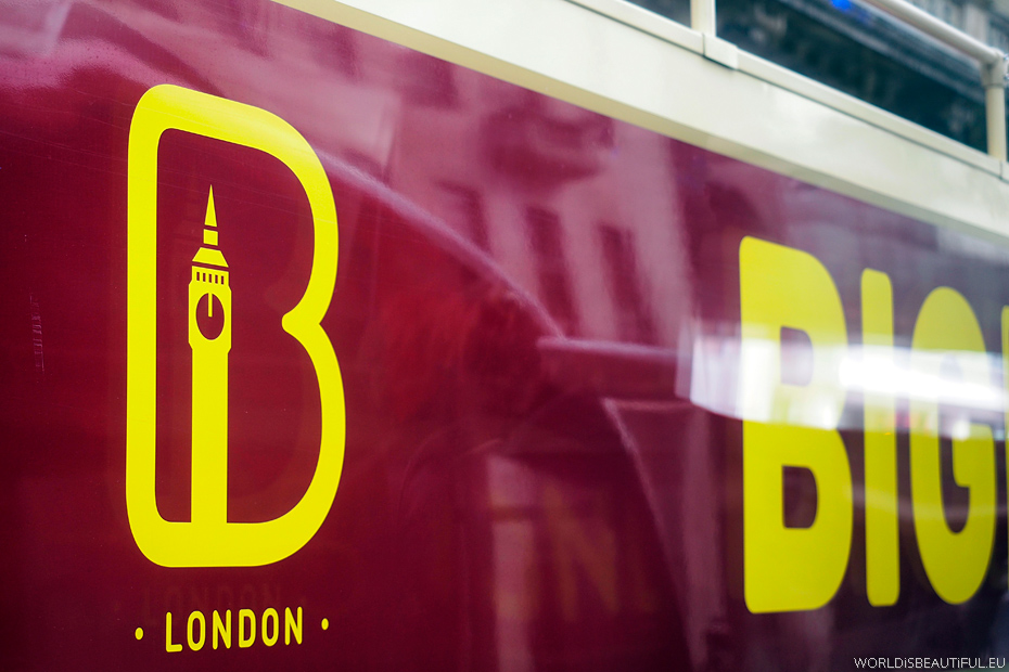 London - sightseeing double-decker bus