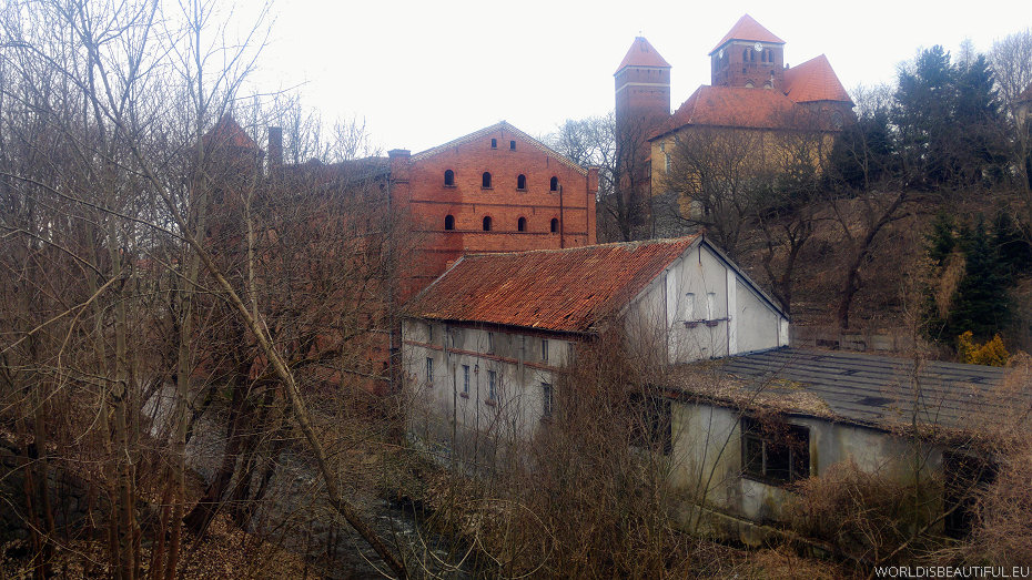 Kętrzyn Collegiate Church and old mill