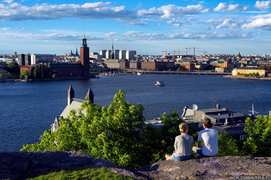 Viewpoint in Stockholm - Skinnarviksberget