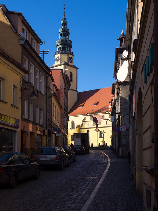 The historic center of Bystrzyca Klodzka