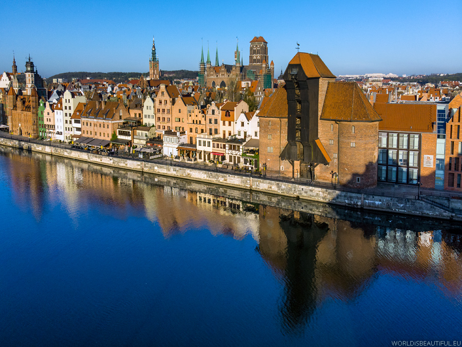 The medieval port crane in Gdansk